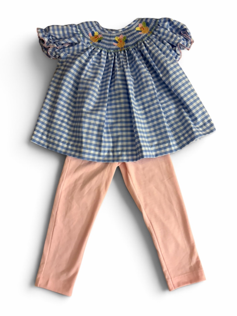 Classic Whimsy Smocked Thanksgiving Set NWT SZ 2T